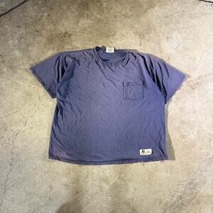 Vintage Y2K Boxy Sun Faded Russell Athletic Pocket Tee